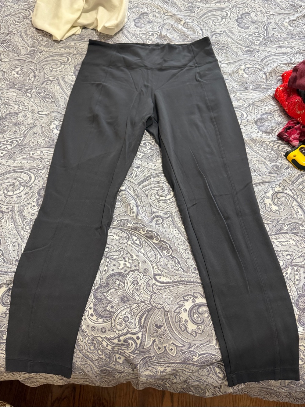 High-Rise Black Slim Stretch Pants for Women